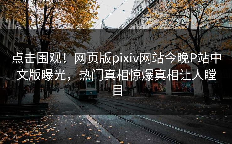 点击围观！网页版pixiv网站今晚P站中文版曝光，热门真相惊爆真相让人瞠目